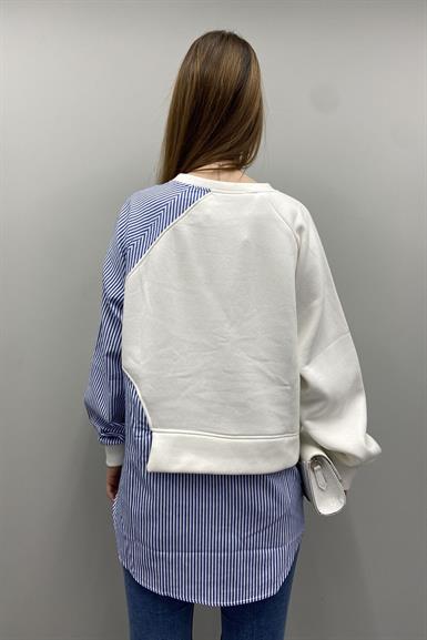 GÖMLEK GARNİLİ SWEATSHIRT