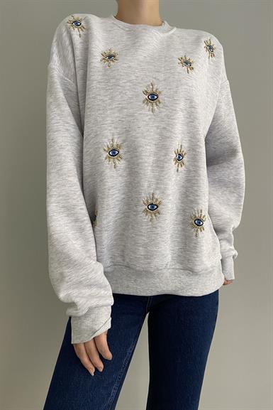 GÖZ NAKIŞLI SWEAT