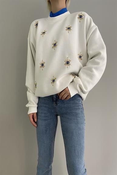 GÖZ NAKIŞLI SWEAT