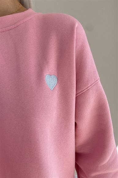 KALP NAKIŞLI SWEATSHIRT