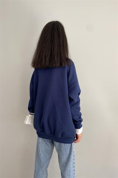 KALP NAKIŞLI SWEATSHIRT