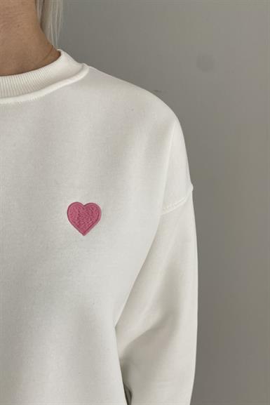 KALP NAKIŞLI SWEATSHIRT