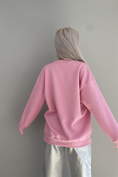 KALP NAKIŞLI SWEATSHIRT