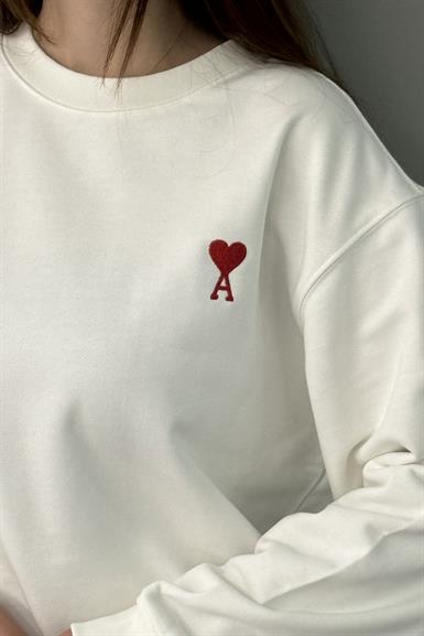 KALP NAKIŞLI SWEATSHIRT