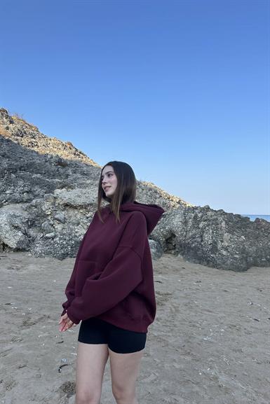 KAPŞONLU CEPLİ SWEATSHIRT