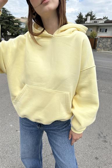 KAPŞONLU CEPLİ SWEATSHIRT