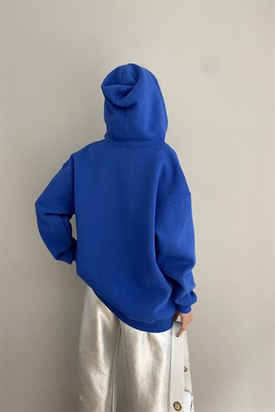 KAPŞONLU FERMUARLU SWEATSHIRT
