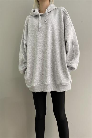 KAPŞONLU OVERSİZE SWEAT
