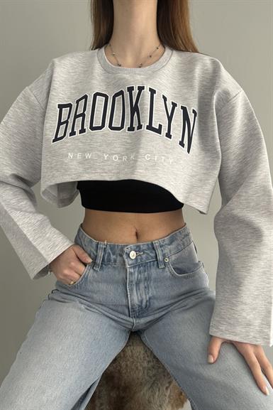 KUMAŞ GARNİLİ SWEATSHIRT