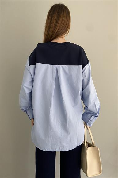 KUMAŞ GARNİLİ SWEATSHIRT