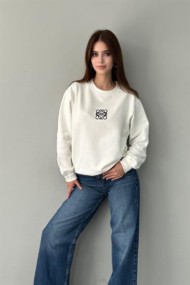LOEWE NAKIŞLI SWEATSHIRT