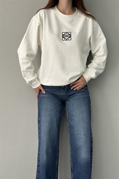 LOEWE NAKIŞLI SWEATSHIRT