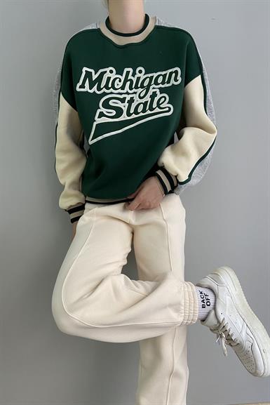 MATCHİL NAKIŞLI SWEAT
