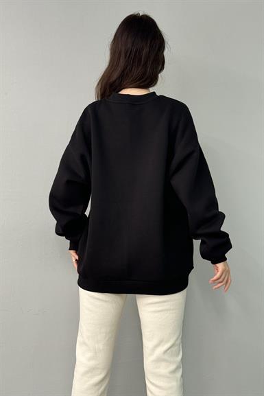 MATCHLİ BASKILI SWEATSHIRT