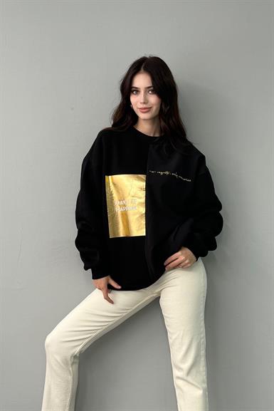MATCHLİ BASKILI SWEATSHIRT