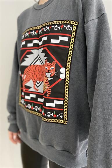 NAKIŞ DETAY SWEAT