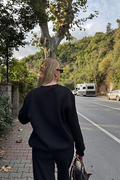 NAKIŞ DETAY SWEATSHIRT