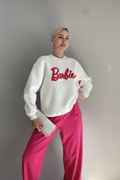 NAKIŞ DETAY SWEATSHIRT