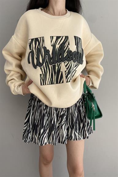 NAKIŞ DETAYLI SWEATŞHIRT