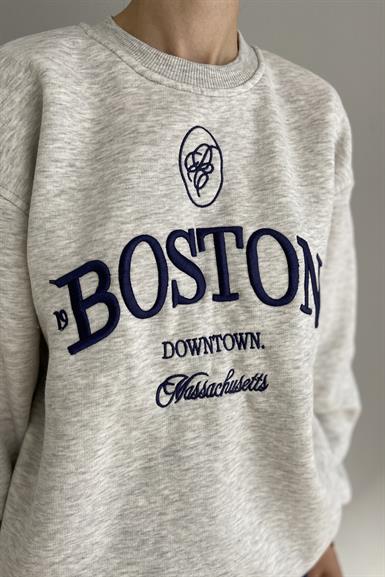 NAKIŞ DETAYLI SWEATSHIRT