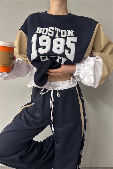 NAKIŞ DETAYLI SWEATSHIRT