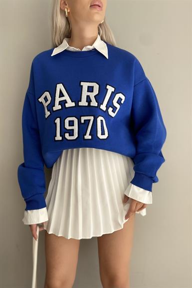NAKIŞ DETAYLI SWEATSHIRT