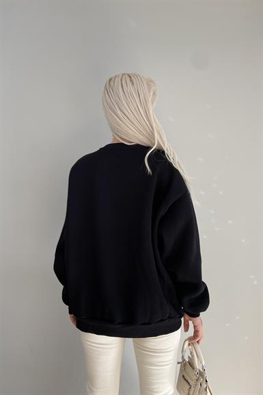 NAKIŞ DETAYLI SWEATSHIRT