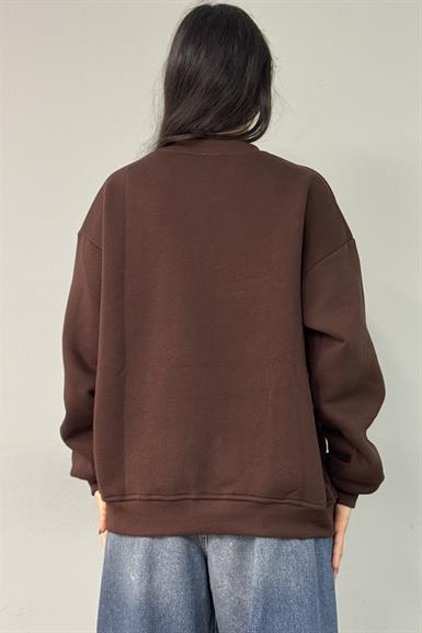NAKIŞ DETAYLI SWEATSHIRT