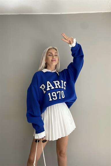 NAKIŞ DETAYLI SWEATSHIRT