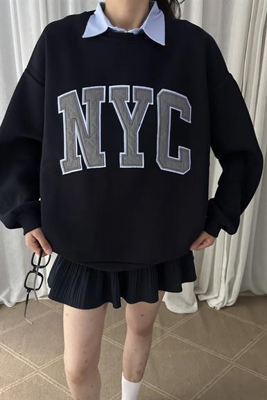 NAKIŞ DETAYLI SWEATSHIRT
