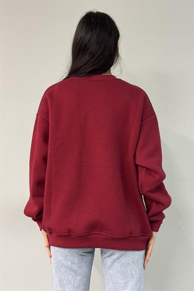 NAKIŞ DETAYLI SWEATSHIRT