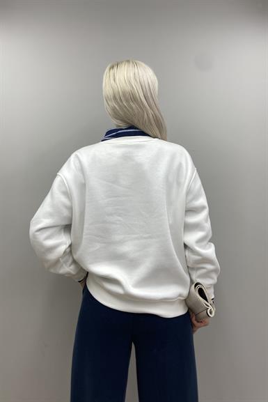 NAKIŞ DETAYLI SWEATSHIRT