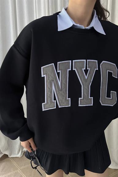 NAKIŞ DETAYLI SWEATSHIRT