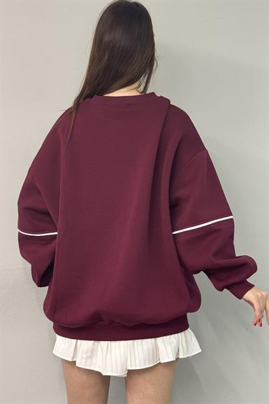 NAKIŞ DETAYLI SWEATSHIRT