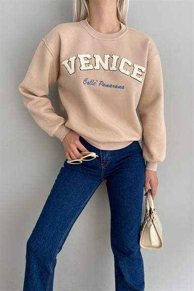 NAKIŞ DETAYLI SWEATSHIRT