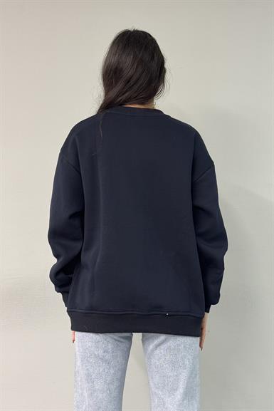 NAKIŞ DETAYLI SWEATSHIRT