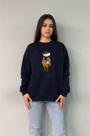 NAKIŞ DETAYLI SWEATSHIRT