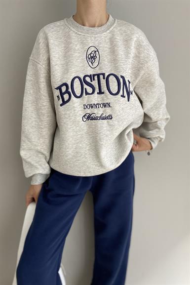 NAKIŞ DETAYLI SWEATSHIRT