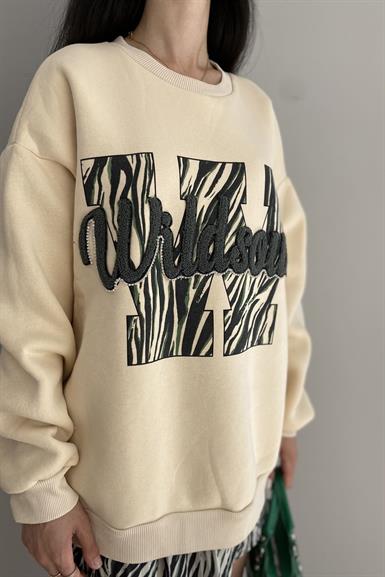 NAKIŞ DETAYLI SWEATŞHIRT