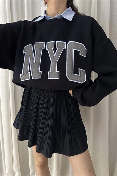 NAKIŞ DETAYLI SWEATSHIRT