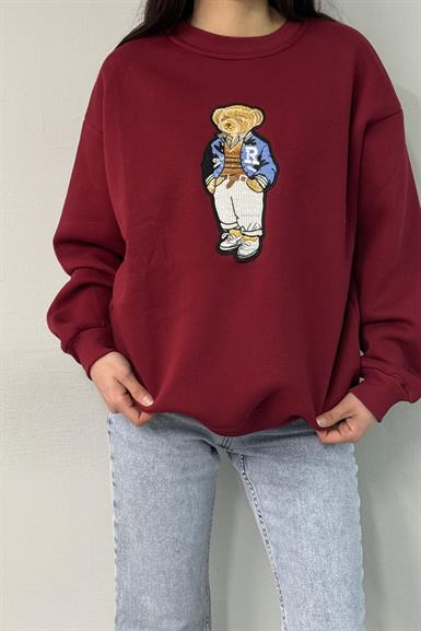 NAKIŞ DETAYLI SWEATSHIRT