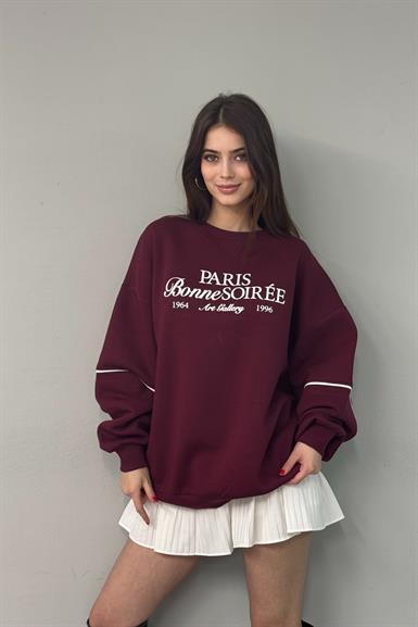 NAKIŞ DETAYLI SWEATSHIRT