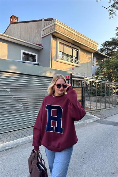 NAKIŞ DETAYLI SWEATSHIRT