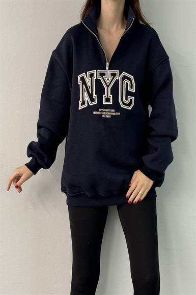 NYC NAKIŞ DETAY SWEATSHIRT