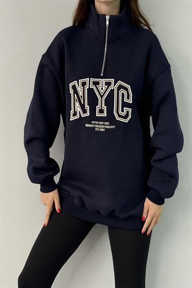 NYC NAKIŞ DETAY SWEATSHIRT