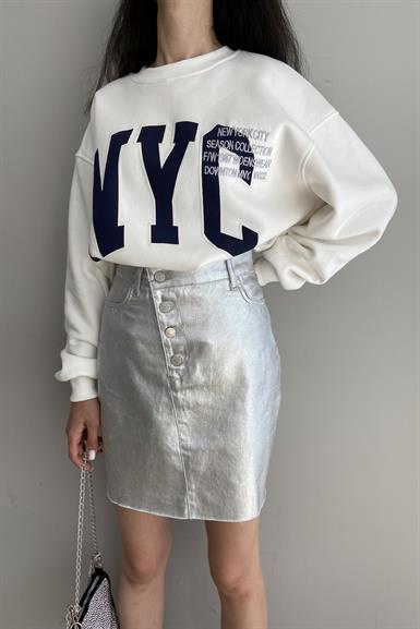 NYC NAKIŞLI SWEATSHIRT