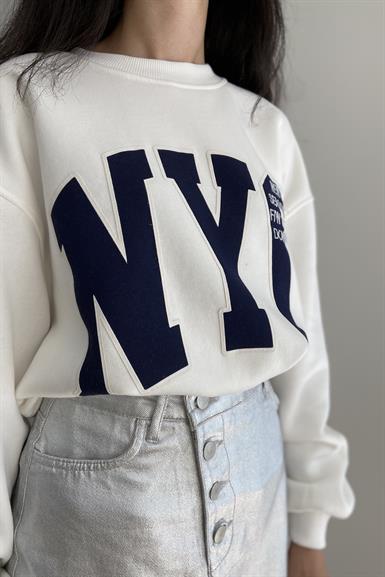 NYC NAKIŞLI SWEATSHIRT