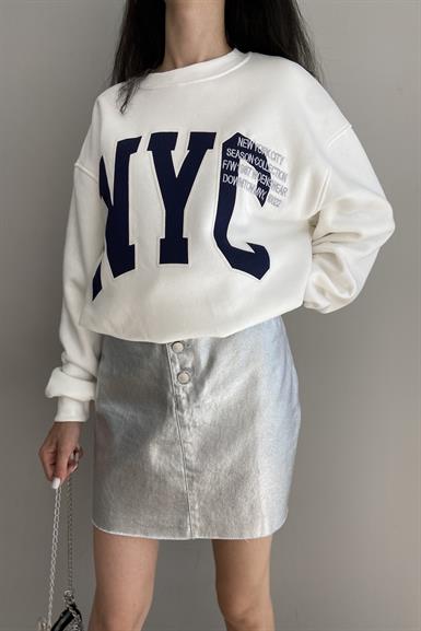 NYC NAKIŞLI SWEATSHIRT