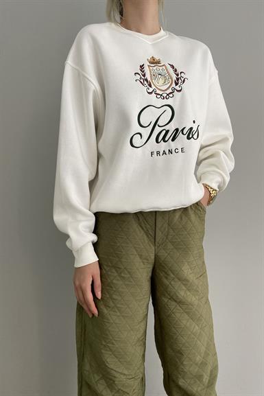 PARİS NAKIŞLI SWEAT