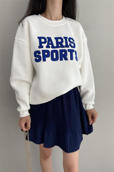 PARİS NAKIŞLI SWEATSHIRT